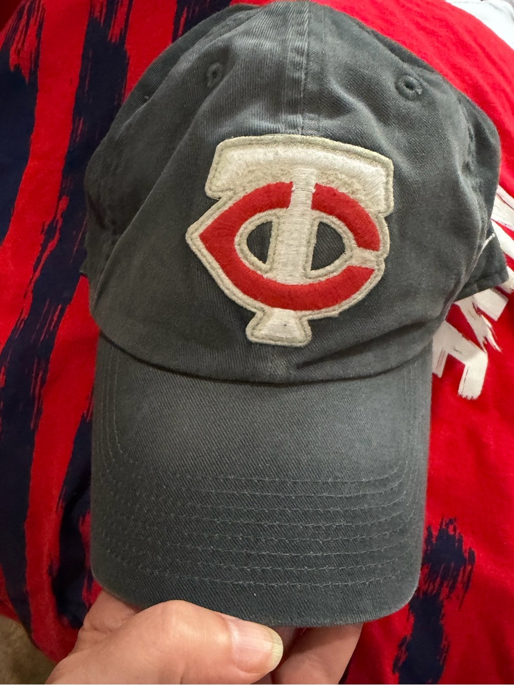 Nike Team Minnesota Twins Cooperstown Collection Distressed Unstructured Dad Hat